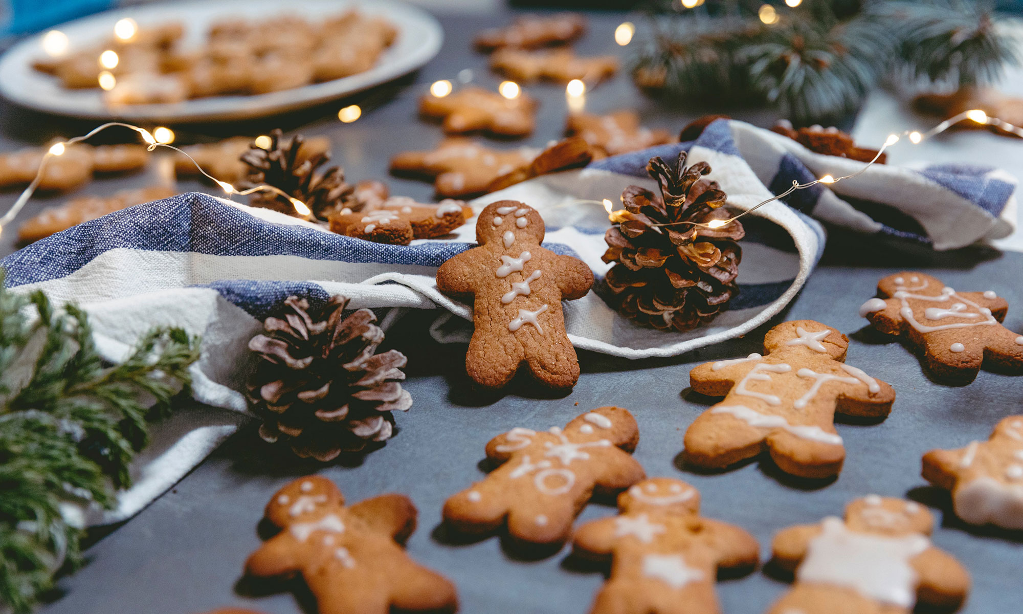 Gingerbread man cookies for Christmas