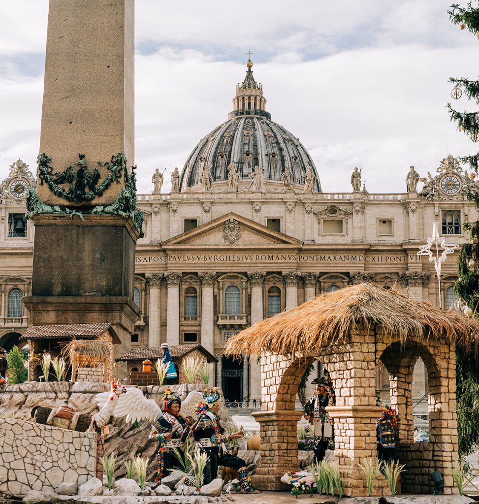 Peruvian Nativity Scene in Rome