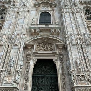 Milan Duomo cathedral bronze doors